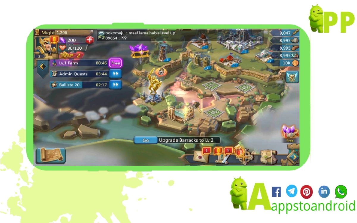 تحميل لوردس موبايل 2026 APK lords mobile مهكرة للاندرويد 2